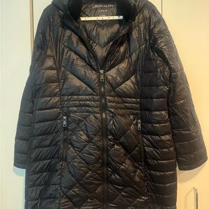 Calvin Klein Packable Hooded Jacket – Black